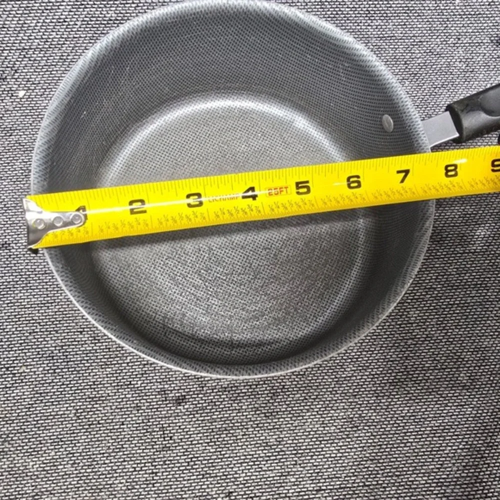 4pc‎ Saucepan Set Nesting Non-Stick Honeycomb Black Good 6-8in Pots